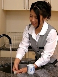 Slutty Satomi Suzuki loves sperm