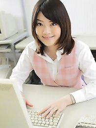 Japan office girl Wakana Taniguchi