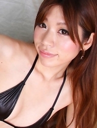 Meru Amamiya is wild cowgirl showing lustful curves to cam