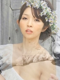 Neo babe in see through dress is like goddess from ocean Neo babe in see through dress is like goddess from ocean