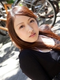 Cocoro Hirahara takes long socks and shorts off for camera