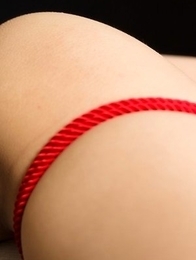 Bondage gallery featuring Natsuki Yokoyama and loads and loads of red rope Bondage gallery featuring Natsuki Yokoyama and loads and loads of red rope