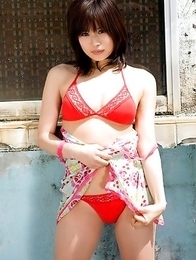 Natsume Sano sexy doll shows hot body anywhere she likes