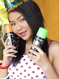Chelsea Yung is a birthday girl and she is having so much fun on her own there.