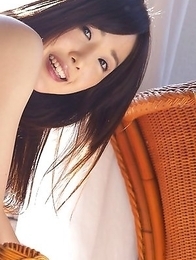 Mio Ayame takes shorts taht were rubbing her pussy off