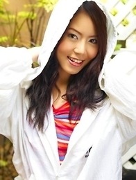 Super cute Mikiko Toyo has decided to do a stripping performance and she called a camera dude to take her pictures.