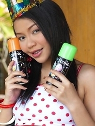 Chelsea Yung is a birthday girl and she is having so much fun on her own there.