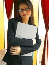 Kate Bong is a sexy accountant that is ready to provide a little more to her job requirements. Kate Bong is a sexy accountant that is ready to provide a little more to her job requirements.