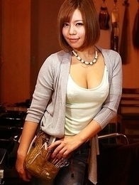 Cheating wife Sara Saijo shows off her amazing breasts Cheating wife Sara Saijo shows off her amazing breasts