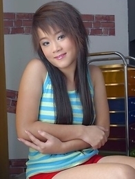 Honey Rym is completely naked and she spreads her ass cheeks wide.