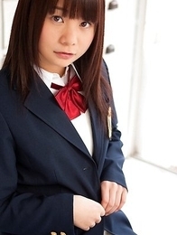 Mana doll in school uniform is naughty and happy after hour Mana doll in school uniform is naughty and happy after hour