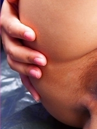 Aime Copony sets up her tent and she is getting very horny Aime Copony sets up her tent and she is getting very horny