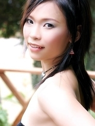 Check out amazing Ae Marikarn as she poses for the camera. She is dressed up in tight, red dress made out of leather. Check out amazing Ae Marikarn as she poses for the camera. She is dressed up in tight, red dress made out of leather.