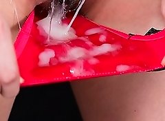 Shino Aoi Gets Her Panties Filled with Cum Shino Aoi Gets Her Panties Filled with Cum