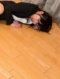 Shino Aoi is a leggy minx that gets half-naked before getting her legs fucked