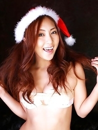 Natsuko Tatsumi is Santa babe loving to expose her curves