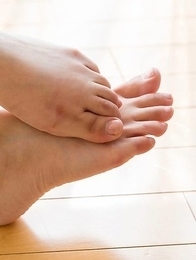 Long-legged bombshell Mio Yoshida showing her panties and hot soles Long-legged bombshell Mio Yoshida showing her panties and hot soles