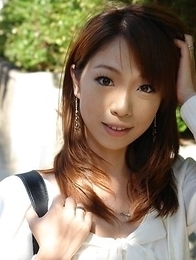 Yuri Rie gives blowjob in the car and shows Yuri Rie gives blowjob in the car and shows