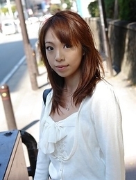 Yuri Rie gives blowjob in the car and shows Yuri Rie gives blowjob in the car and shows