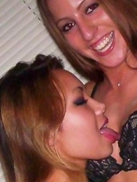 Selection of a horny Oriental GF in a threesome Selection of a horny Oriental GF in a threesome