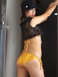 Ageha Yagyu has tinny bra and bikini covering her curves Ageha Yagyu has tinny bra and bikini covering her curves