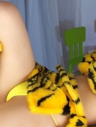 Yuri Hamada is sexy and in mood for some action tiger Yuri Hamada is sexy and in mood for some action tiger
